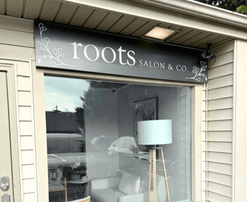 roots salon and co store front